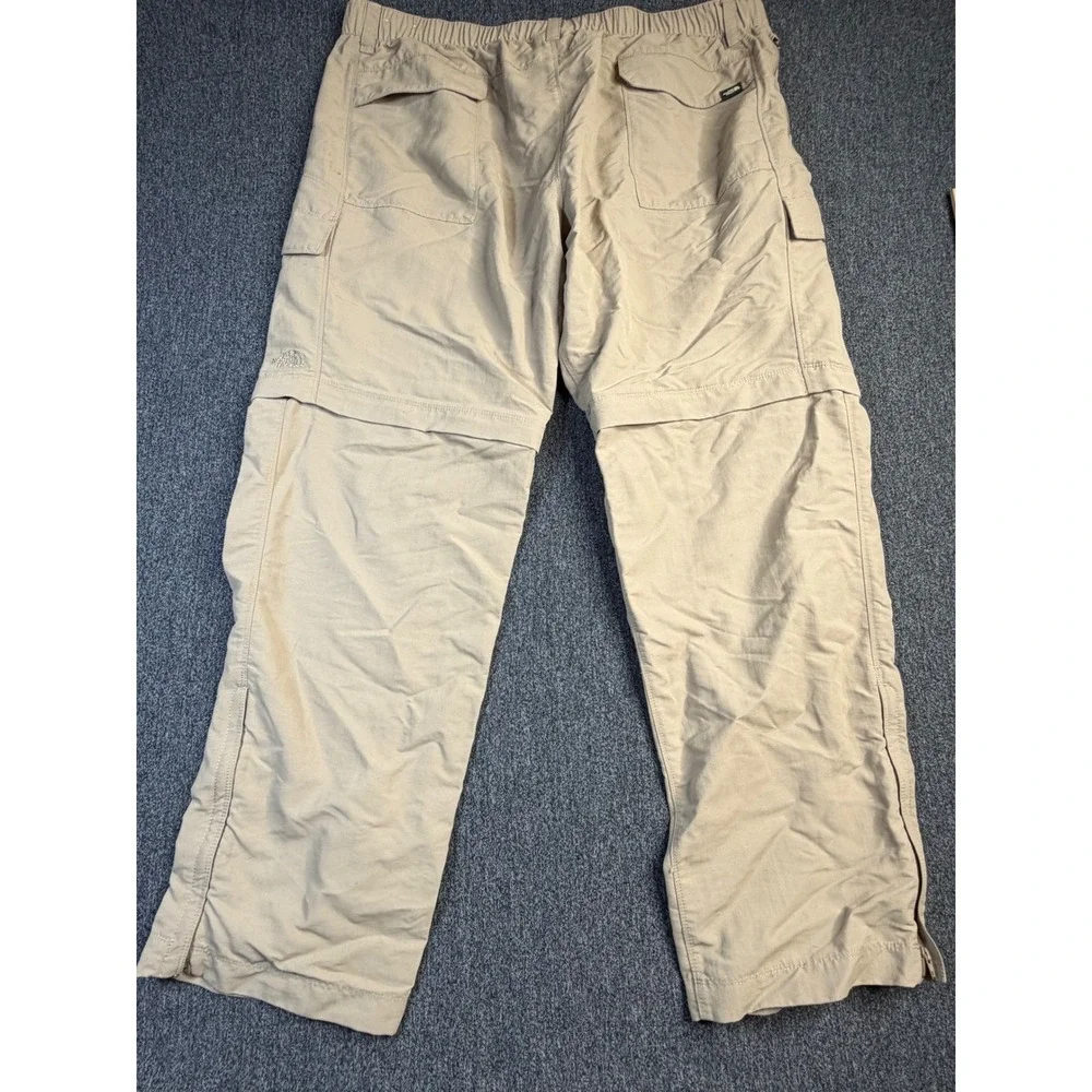 The North Face Mens XXL Paramount‎ Peak II Convertible Cargo Hiking Pants Khaki